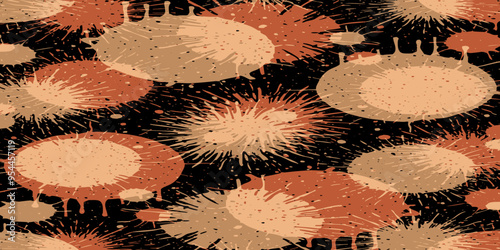 Abstract pattern. Illustration for printing on wall decorations. For use in graphics.