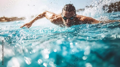 Freestyle swimming in open water is good