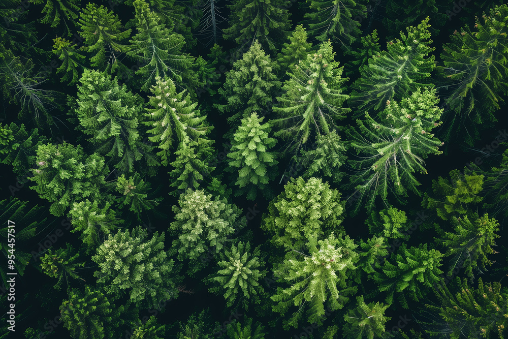 Pine forest. Aerial top view of green pine trees in summer. Pine forest. Aerial top view of green pine trees in summer.
