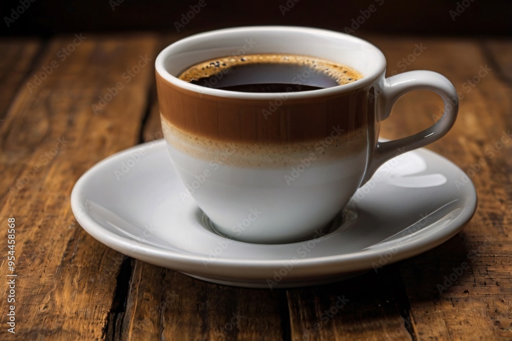 Realistic hot coffee white mug cup on wood desk table with blur background, Coffee is a famous drink around the world that serve in cafe and restaurant Realistic hot coffee white mug cup on wood desk table with blur background, Coffee is a famous drink around the world that serve in cafe and restaurant