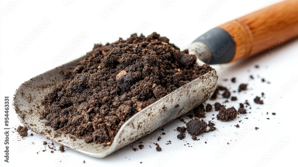 Garden Soil in Scoop with Wooden Handle Garden Soil in Scoop with Wooden Handle