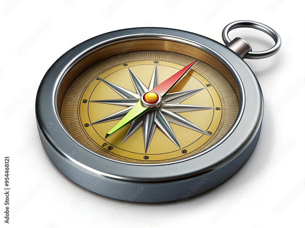 compass on white background compass on white background