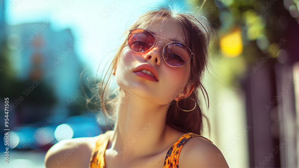 A hardworking and beautiful young woman, Summer, Photography, Bright scenery, Urban A hardworking and beautiful young woman, Summer, Photography, Bright scenery, Urban