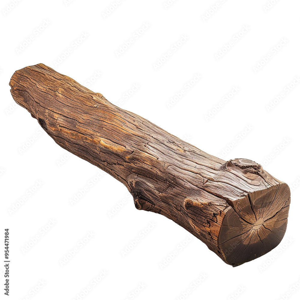 Brown trunk of a tree cut, isolated on white background.
Brown trunk of a tree cut, isolated on white background.