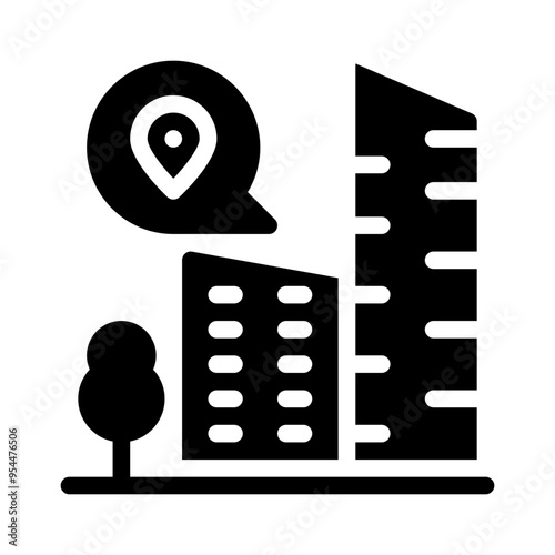 address glyph icon