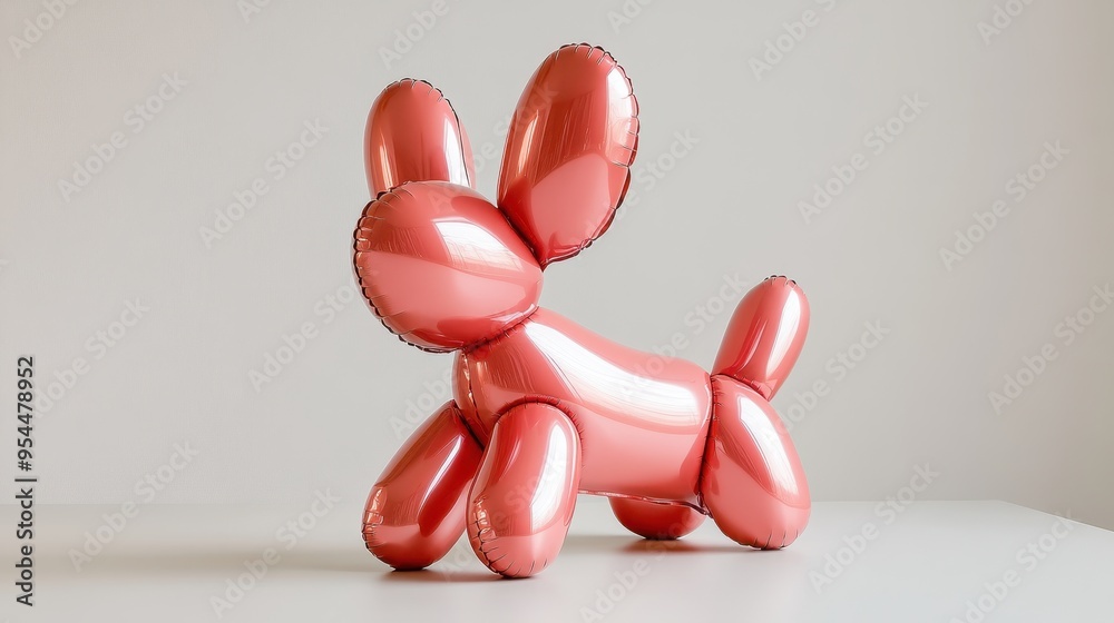 Single Pink balloon dog on studio background,festive party balloon dog figure,shopping mall,Valentine Love,Layout,Toy of balloons,Flat design,balloon dog twisting modeling,copy space. Single Pink balloon dog on studio background,festive party balloon dog figure,shopping mall,Valentine Love,Layout,Toy of balloons,Flat design,balloon dog twisting modeling,copy space.