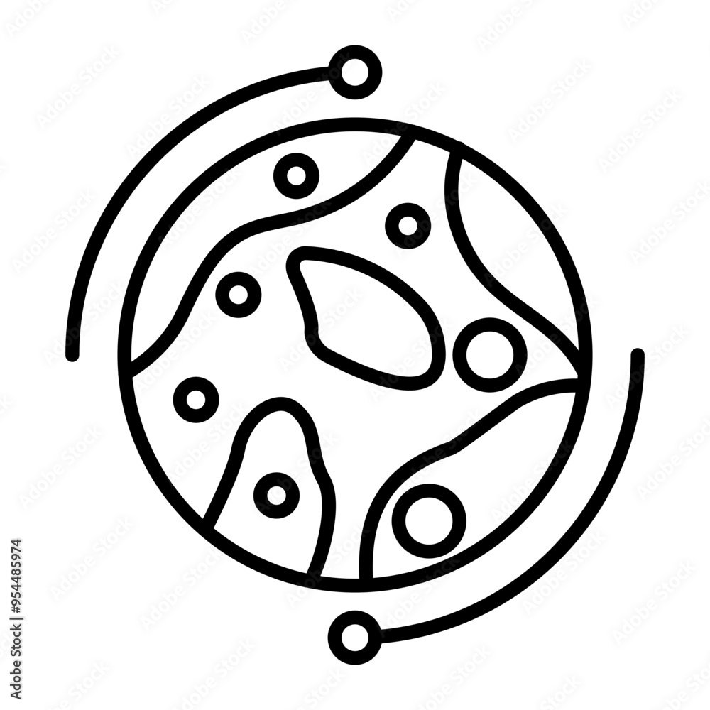 Obraz premium Universe .line icon