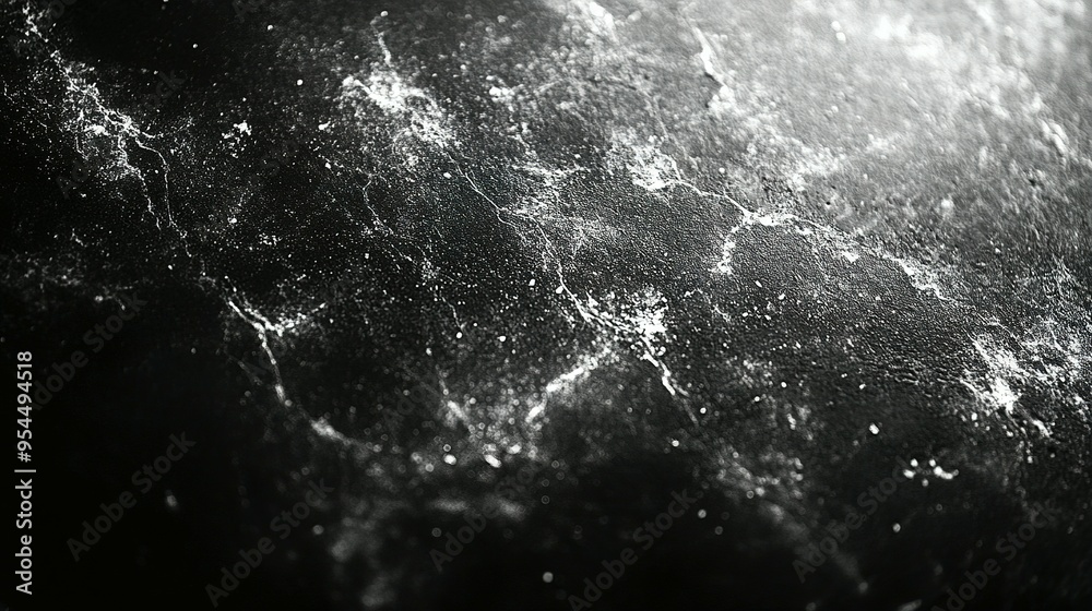 Black Surface with White Streaks and Specks Black Surface with White Streaks and Specks