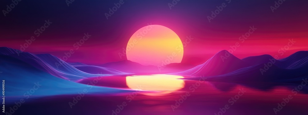 Stunning abstract background in a minimalist style 3D visualization and rendering Stunning abstract background in a minimalist style 3D visualization and rendering