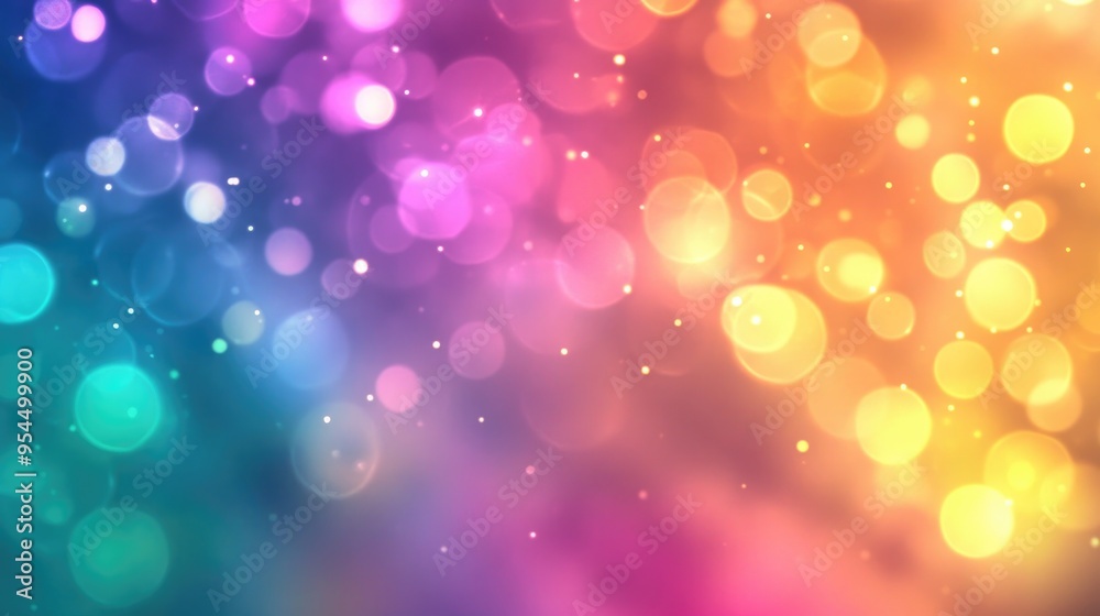 Vibrant abstract background featuring colorful lights in a rainbow spectrum Vibrant abstract background featuring colorful lights in a rainbow spectrum