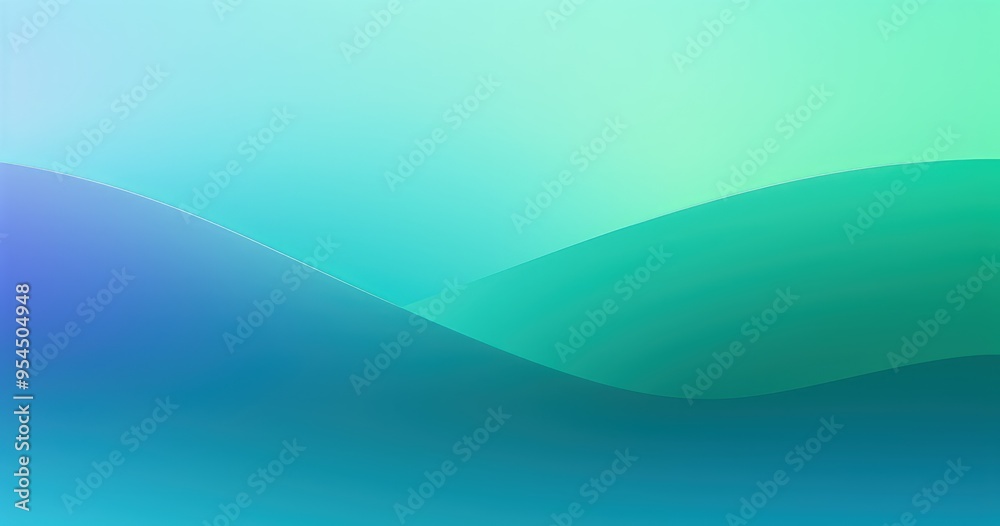 A smooth gradient background featuring soft waves in shades of blue and green. A smooth gradient background featuring soft waves in shades of blue and green.