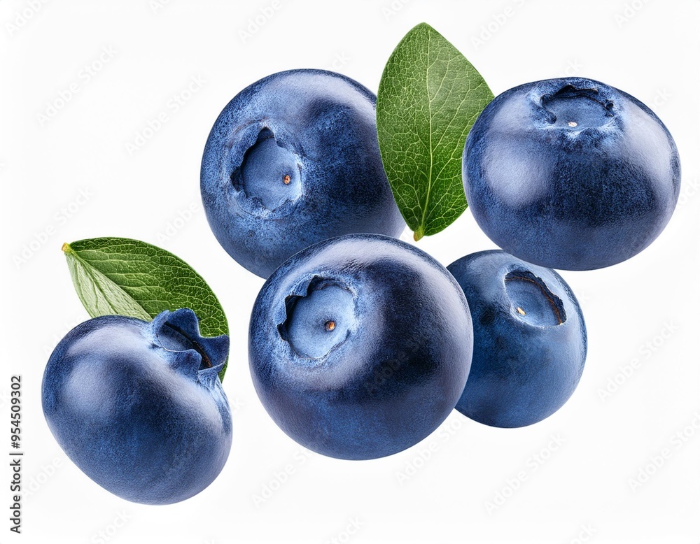 Isolated Blueberries Falling Against White Background
Isolated Blueberries Falling Against White Background