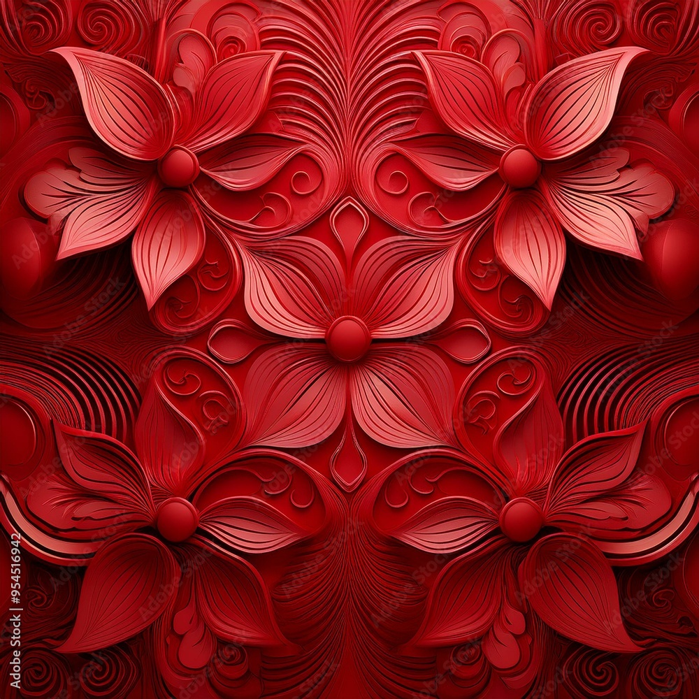 pattern of intertwined floral elements pattern of intertwined floral elements