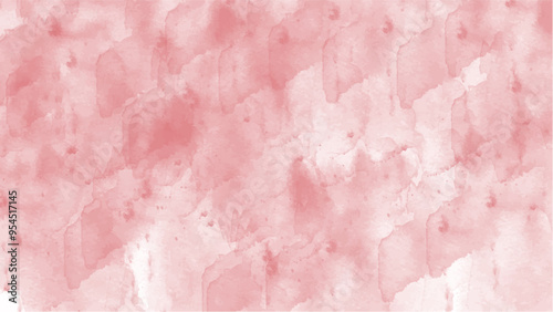 Abstract pink watercolor background.Hand painted watercolor. vector