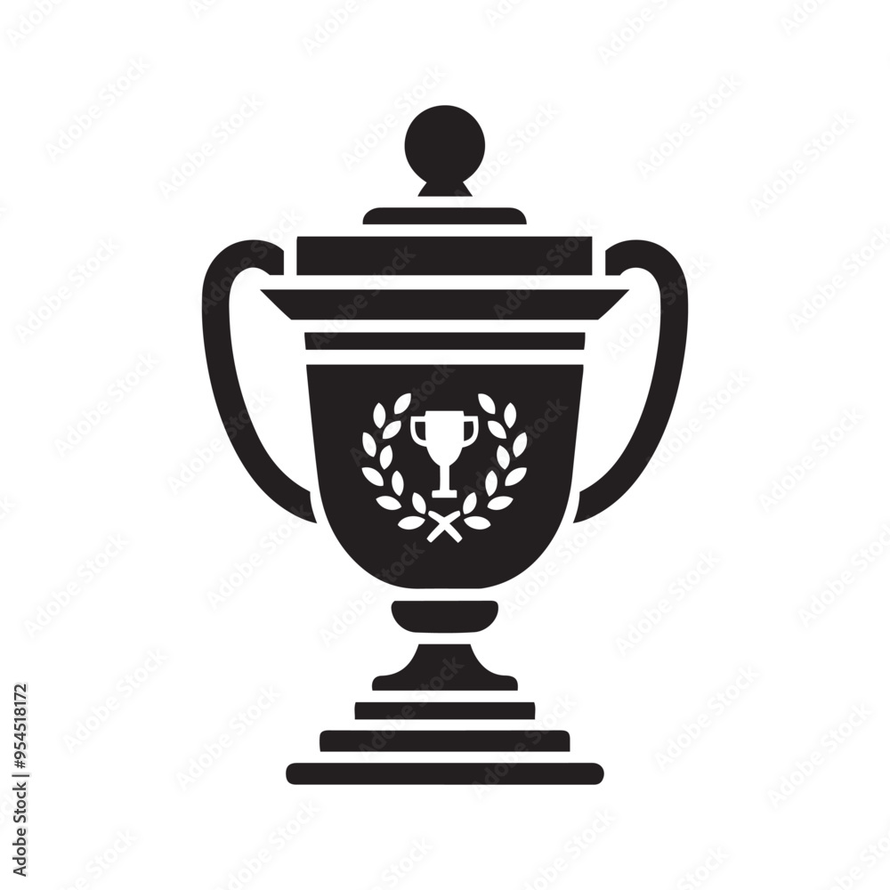 antique bronze cup isolated vector on white background antique bronze cup isolated vector on white background