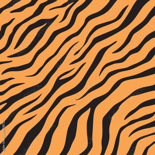 tiger skin texture vector