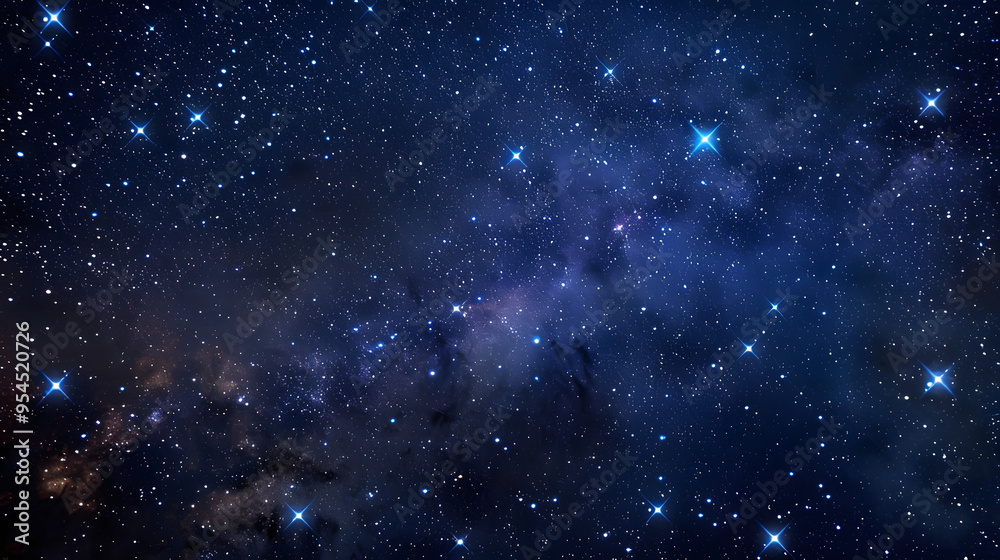 Fototapeta premium A breathtaking view of the constellation of Gemini amidst twinkling stars.