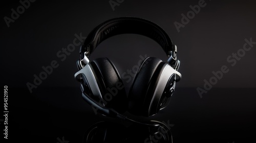 Black and Silver Headphones