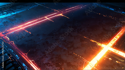 Fototapeta Naklejka Na Ścianę i Meble -  space station in space