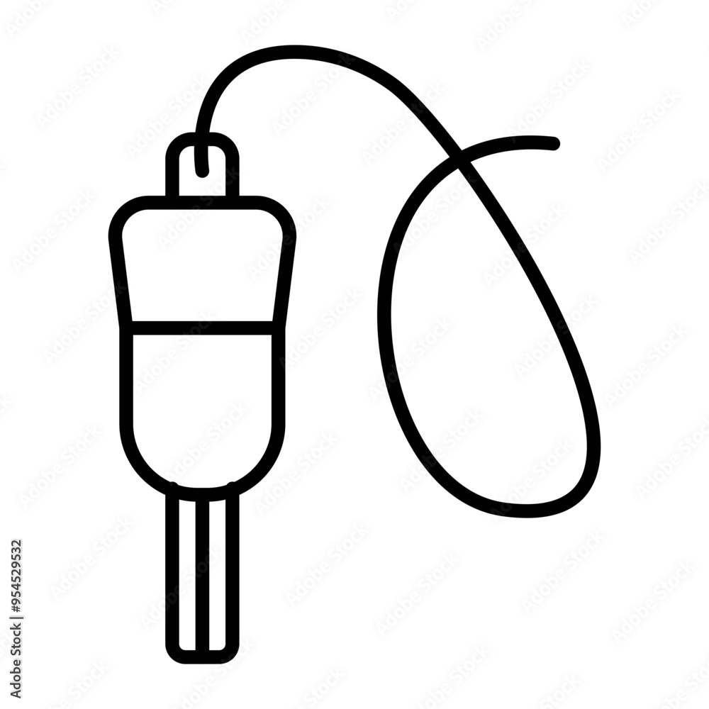 Fototapeta premium Wire Ferrules.line icon