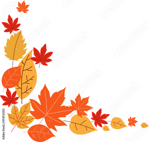 Autumn Leaf Corner