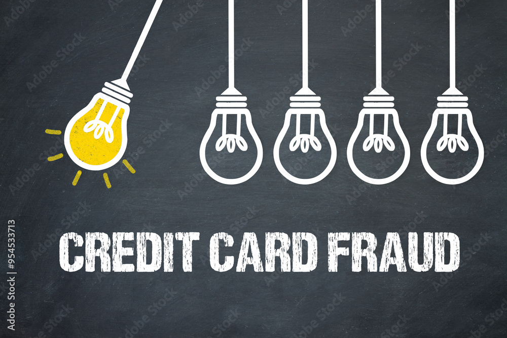 Fototapeta premium Credit Card Fraud 
