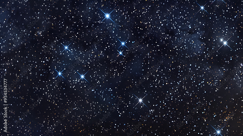 Fototapeta premium A breathtaking view of the constellation of Gemini amidst twinkling stars.