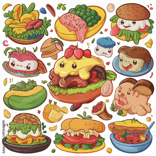 Food Cartoon Victor