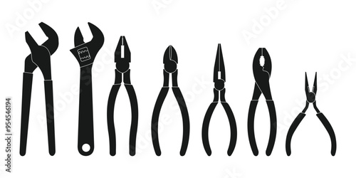 vector design tool pliers