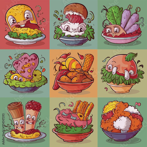 Food Cartoon Victor