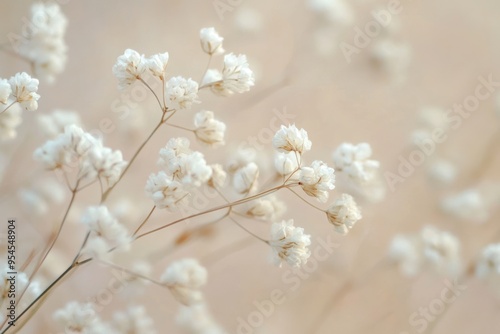 Delicate White Flowers in Soft Focus