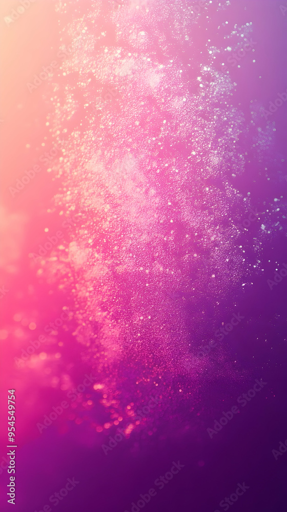 Abstract background with glowing white particles on a pink and purple gradient. Abstract background with glowing white particles on a pink and purple gradient.