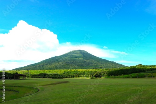 八丈小富士のある風景