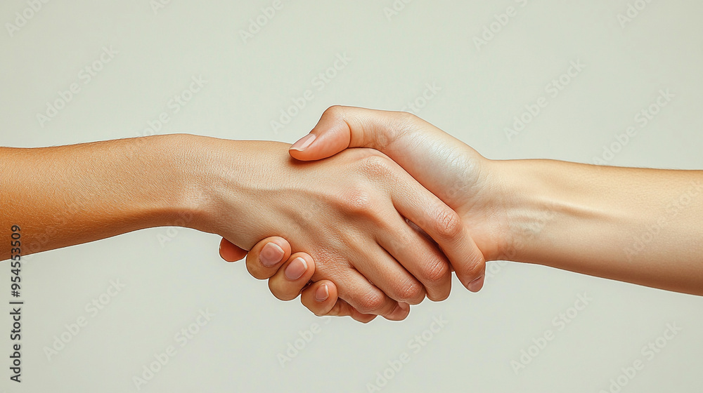 A close-up of two hands shaking, symbolizing agreement, partnership, and collaboration. A timeless gesture of goodwill.