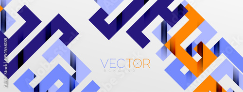 Color bend lines with shadow texture effect. Vector Illustration For Wallpaper, Banner, Background, Card, Book Illustration, landing page