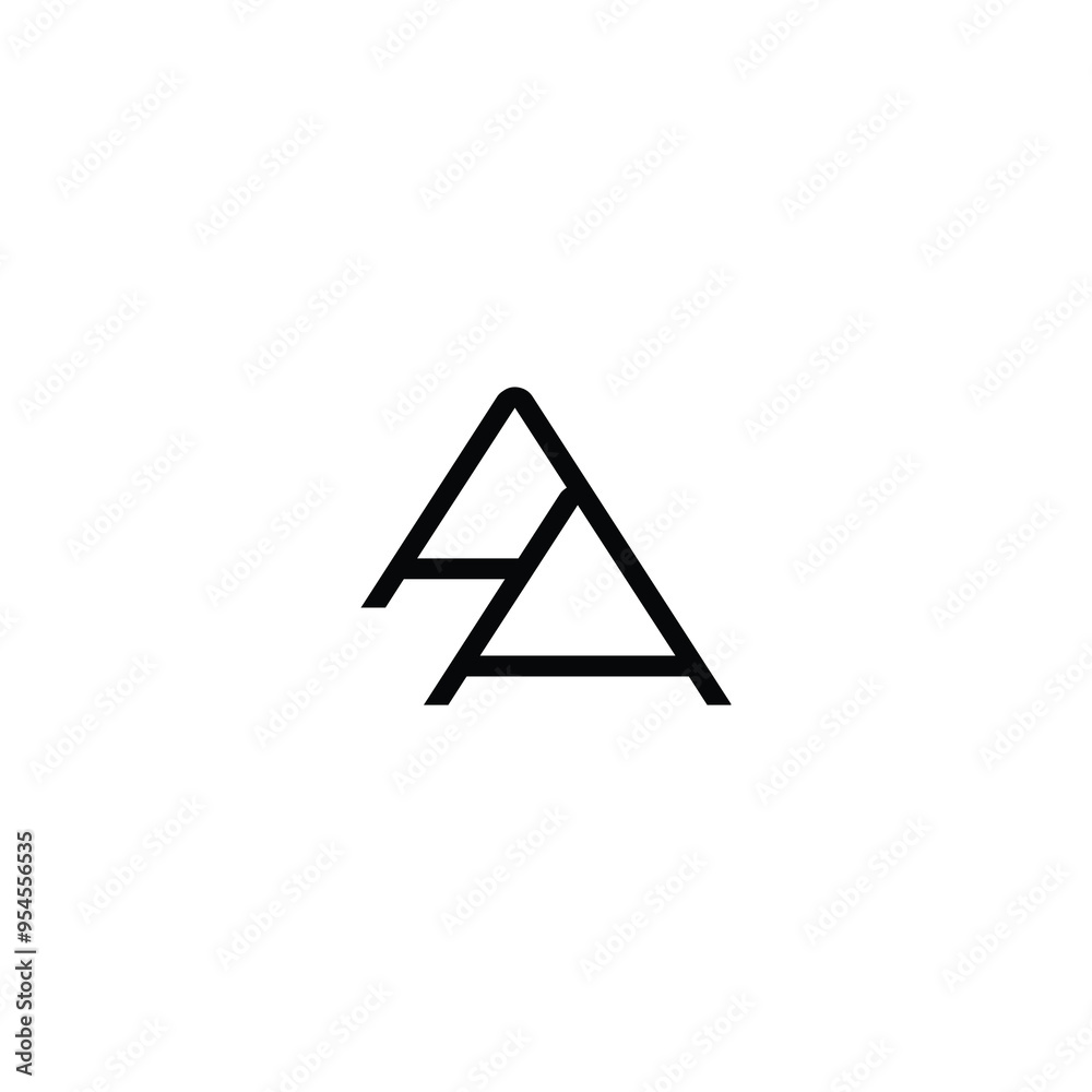 AA monogram logo design letter text name symbol monochrome logotype alphabet character simple logo AA monogram logo design letter text name symbol monochrome logotype alphabet character simple logo