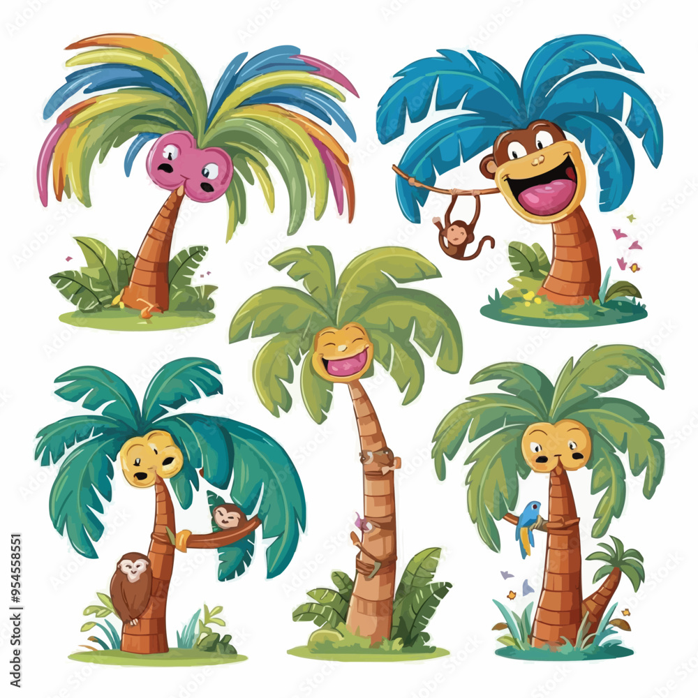 Obraz premium Palm tree Vector