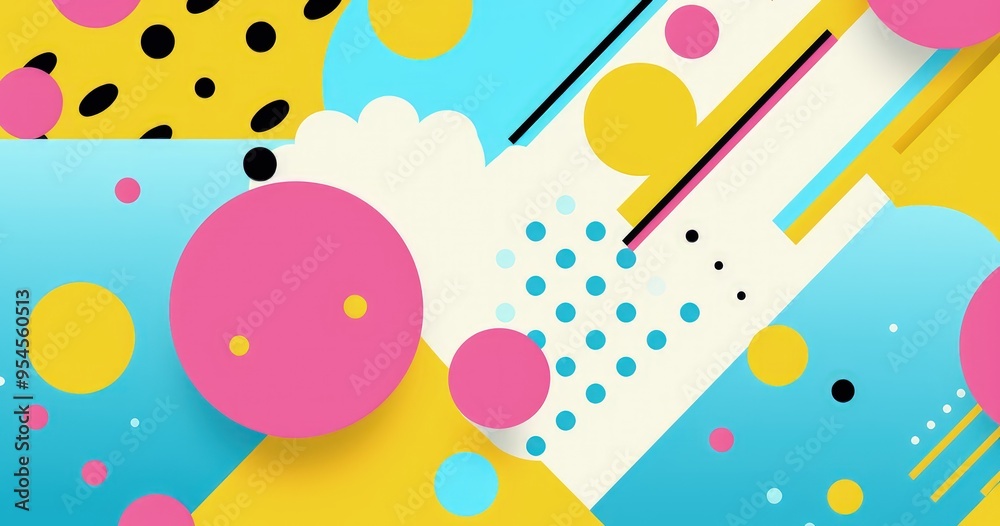 A vibrant abstract design featuring geometric shapes and bright colors, ideal for modern graphics and creative projects. A vibrant abstract design featuring geometric shapes and bright colors, ideal for modern graphics and creative projects.
