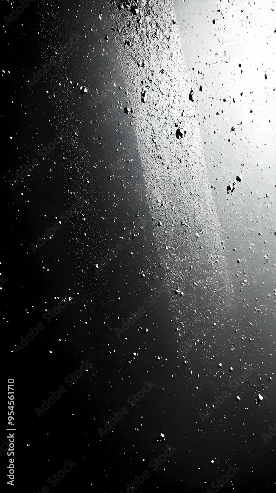 Abstract black and white texture with white specks on a black background. Abstract black and white texture with white specks on a black background.