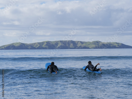 surfer on the beach