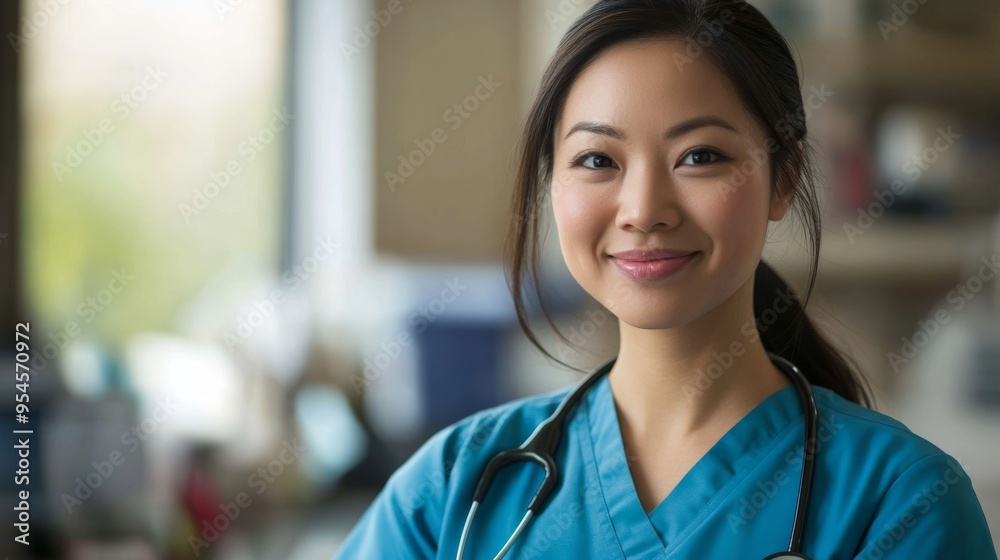 Confident Asian Female Doctor Confident Asian Female Doctor