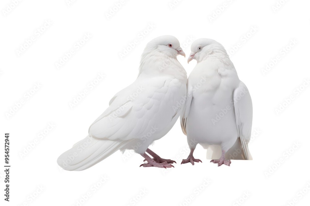 A white dove flying and holding a red rose in its beak symbolizes love and peace. Ideal for romantic themes