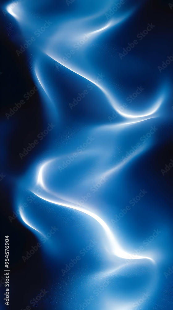 Abstract blue background with flowing white lines. Abstract blue background with flowing white lines.