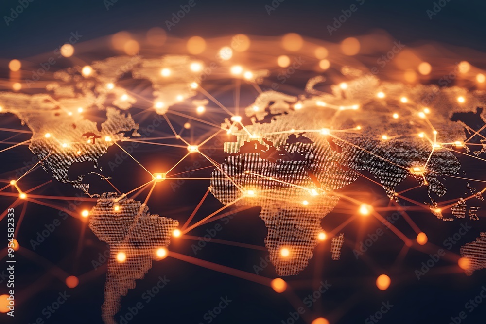 Global Network Connectivity: A Visual Representation of Interconnectedness Global Network Connectivity: A Visual Representation of Interconnectedness