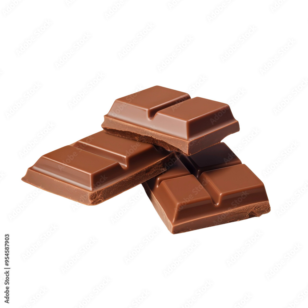 A stack of milk chocolate squares is suitable for confectionery packaging design, food blog graphics, and dessert menu illustrations A stack of milk chocolate squares is suitable for confectionery packaging design, food blog graphics, and dessert menu illustrations