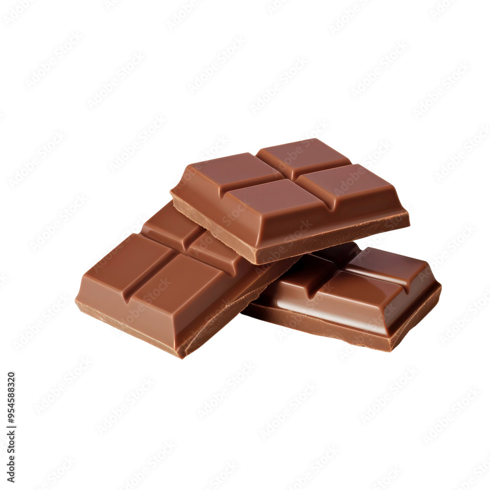 A stack of milk chocolate squares is suitable for confectionery packaging design, food blog graphics, and dessert menu illustrations A stack of milk chocolate squares is suitable for confectionery packaging design, food blog graphics, and dessert menu illustrations