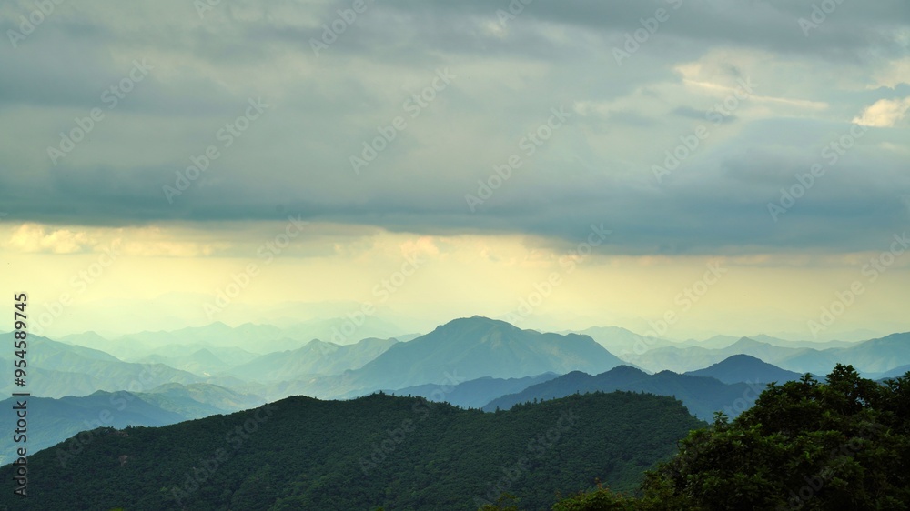 Beautiful scenery of Deogyusan in Korea Beautiful scenery of Deogyusan in Korea