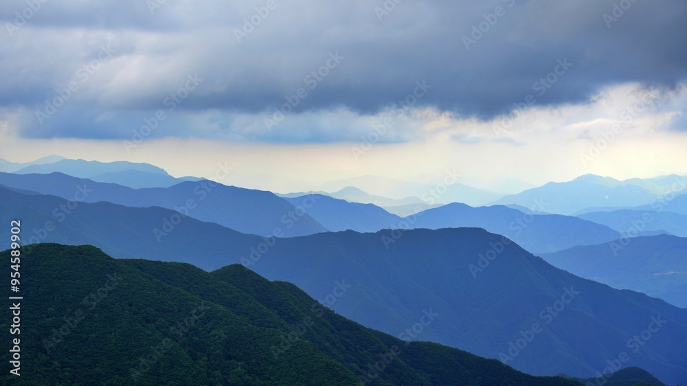 Beautiful scenery of Deogyusan in Korea Beautiful scenery of Deogyusan in Korea