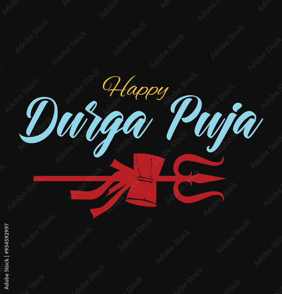 Obraz premium Durga puja new design