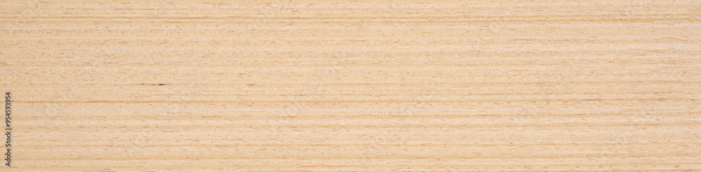 Naklejka premium Smooth landscape of creamy beige and vanilla hues stretching across the fine-grained surface of this maple wood veneer
